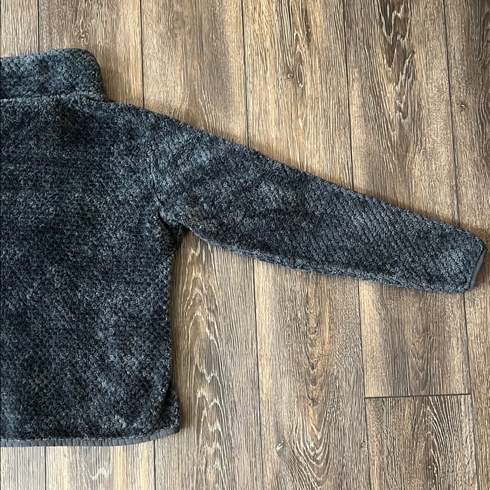 Columbia Jacket Women’s Charcoal Gray Fuzzy Full Zip Athleisure, Size Medium - Picture 7 of 14